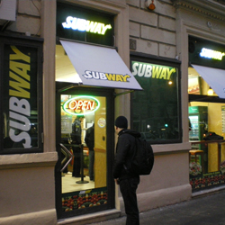 prodotti e servizi del franchising Subway